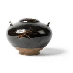 Bernard Leach, VASE, stoneware with tenmoku glazes