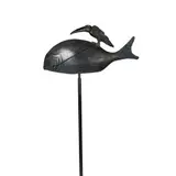 Patrick O'Reilly, BIRD AND FISH, patinated bronze