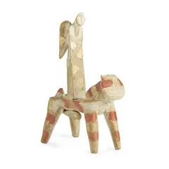 ANGEL AND TIGER by John Maltby, stoneware, sold Oct 2024