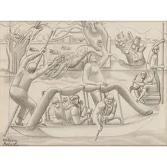 William Roberts, A WINDY DAY, c.1943, 1943