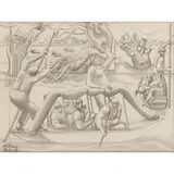 William Roberts, A WINDY DAY, c.1943, 1943