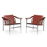 Le Corbusier, PAIR OF 'LC1' ARMCHAIRS, DESIGNED 1928-9