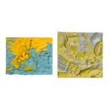 Gaetano Pesce, TWO CHAIT DAY TILES, 1996,, 1996