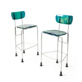 Gaetano Pesce, PAIR OF 543 BROADWAY HIGH CHAIRS, 1992