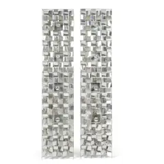 Max Sauze, PAIR OF 'ATLAS 3' WALL LIGHTS, DESIGNED 1970-6, 1970, aluminium
