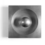 Verner Panton, 'SPIEGEL' WALL LIGHT, DESIGNED 1968, 1968, brushed steel