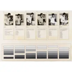 Stephen Willats, GIRL WITH GLASS CODES & PARAMETERS, OCTOBER 1974, 1974