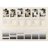 Stephen Willats, GIRL WITH GLASS CODES & PARAMETERS, OCTOBER 1974, 1974