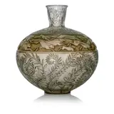 LIÈVRES VASE, NO. 942 by René Lalique, sold Oct 2024