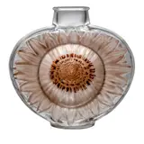 René Lalique, SOLEIL VASE, NO. 10-901, sepia stained and brown enamelled