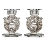 MÉSANGES CANDLESTICKS, NO. 2126 by René Lalique, sold Oct 2024