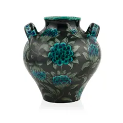Willam de Morgan, PERSIAN STYLE TWIN-HANDLED VASE, CIRCA 1890, 1890, painted and glazed ceramic