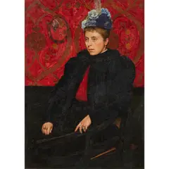 James Dromgole Linton, PORTRAIT OF MRS. MINNIE SIDNEY, AGED 39, 1898, 1898