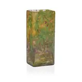 Daum, VASE, CIRCA 1910, 1910, overlaid and acid-etched mottled glass