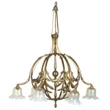William Arthur Smith Benson, MISTLETOE CHANDELIER, CIRCA 1900