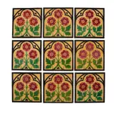 GROUP OF NINE GOTHIC REVIVAL TILES, CIRCA 1860 by Augustus Welby Northmore Pugin, 1860, glazed earthenware, sold Oct 2024