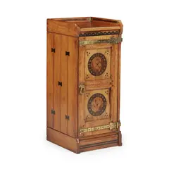 Charles Bevan, REFORMED GOTHIC POT CUPBOARD, CIRCA 1875, 1875, walnut