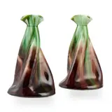Christopher Dresser, PAIR OF 'PROPELLOR' VASES, CIRCA 1880, 1880, glazed earthenware