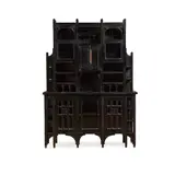 Christopher Dresser, RARE AESTHETIC MOVEMENT DRAWING ROOM CABINET, CIRCA 1875