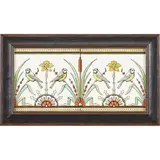 FRAMED TILE PANEL, CIRCA 1880 by Christopher Dresser, 1880, sold Oct 2024