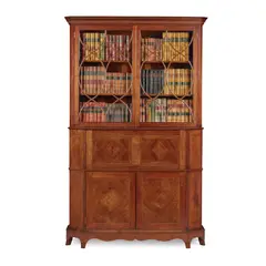 George Washington Jack, ARTS & CRAFTS SECRETAIRE BOOKCASE, CIRCA 1900, 1900, mahogany
