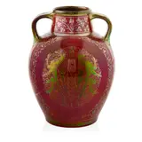 Gordon Forsyth, LANCASTRIAN LUSTRE TWIN-HANDLED VASE, 1907, 1907, lustre-glazed earthenware