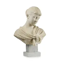 Thomas Nelson MacLean, MEDITATION, 1883, 1883, marble