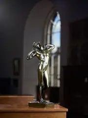 Lord Leighton Frederic, 'THE SLUGGARD', bronze