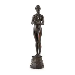 ‘AN OFFERING TO HYMEN’, 1900 by Alfred Gilbert, 1900, bronze, sold Oct 2024
