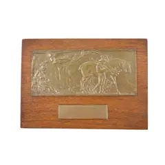 Hamo Thornycroft, 'GRAY'S ELEGY', CIRCA 1880, 1880, bronze plaque
