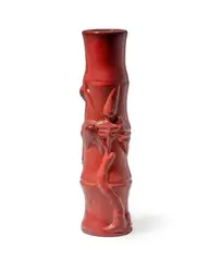 Eugène Rousseau, BAMBOO VASE, CIRCA 1880, 1880, moulded glass