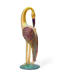 FLAMINGO VASE, 1904 by Loetz, 1904, iridescent glass, offered Oct 2024