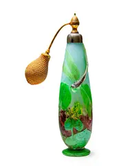 LIBELLULE ATOMISER, CIRCA 1900 by Daum, 1900, mottled glass, offered Oct 2024