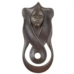 Gustav Gurschner, ART NOUVEAU BELL PUSH, CIRCA 1900, 1900, bronze