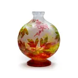 Daum, COEURS SAIGNANTS VASE, 1904-14, 1904, mottled and vitrified glass