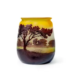 PAYSAGE VASE, CIRCA 1908-20 by Galle, 1908, glass, offered Oct 2024