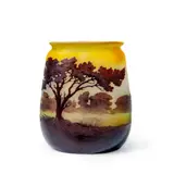 PAYSAGE VASE, CIRCA 1908-20 by Galle, 1908, glass, offered Oct 2024