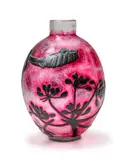 Daum, FOLIAGE AND BUDS VASE, CIRCA 1900, 1900, glass overlaid