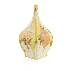 Jacob Rossum, BOTTLE VASE, 1902, 1902, painted and glazed egg-shell porcelain