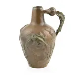 Jeanne Jozon, ART NOUVEAU FLAGON, CIRCA 1900, 1900, patinated bronze