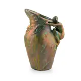 Delphin Massier, PITCHER, CIRCA 1900, 1900, lustre-glazed earthenware