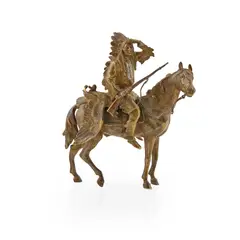 Franz Xaver Bergman, HORSE RIDER, CIRCA 1900, 1900, bronze