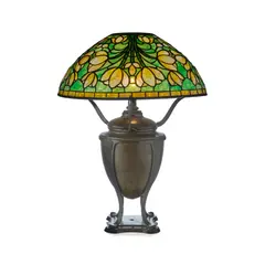 Tiffany Studios, 'CROCUS' TABLE LAMP, CIRCA 1900, 1900, leaded glass