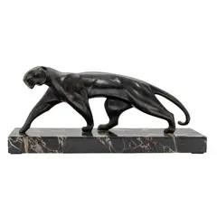 Michel Decoux, PANTHÈRE, CIRCA 1930, 1930, patinated bronze