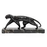 Michel Decoux, PANTHÈRE, CIRCA 1930, 1930, patinated bronze