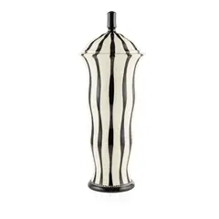 Georg Klimt, VASE & COVER, CIRCA 1905, 1905, painted and glazed earthenware