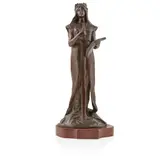 Paul Ludwig Kowalczewski, ART NOUVEAU FIGURE, CIRCA 1910, 1910, bronze