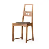 E. A. Taylor, GLASGOW SCHOOL SIDE CHAIR, CIRCA 1900, 1900, oak