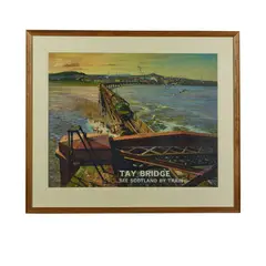 Terence Cuneo, TAY BRIDGE, SEE SCOTLAND BY RAIL, 1957, 1957