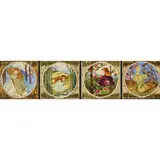 Margaret E. Thompson, 'THE FOUR SEASONS' TILE PANEL, CIRCA 1920, 1920, glazed earthenware